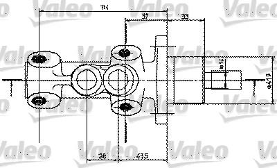 Valeo 350819 - Главный тормозной цилиндр autodnr.net