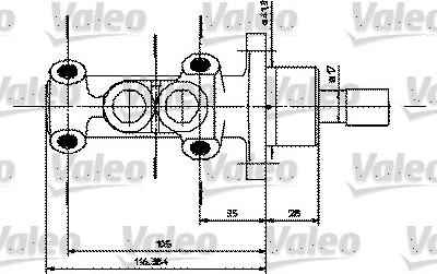 Valeo 402251 - Главный тормозной цилиндр autodnr.net
