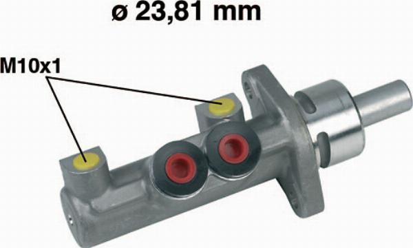 VALEO 402301 - Головний гальмівний циліндр autocars.com.ua