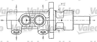 Valeo 402330 - Головний гальмівний циліндр autocars.com.ua