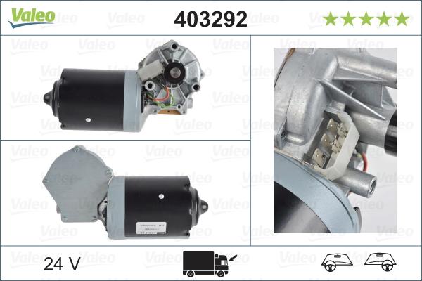 VALEO 403292 - Двигун склоочисника autocars.com.ua