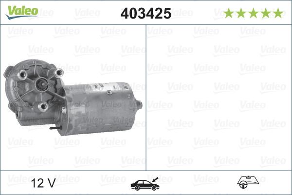 VALEO 403425 - Двигун склоочисника autocars.com.ua