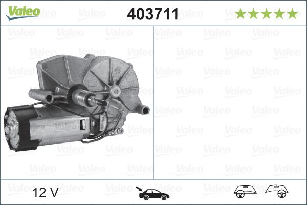 Valeo 403711 - Двигун склоочисника autocars.com.ua