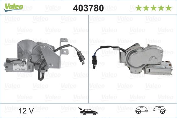 Valeo 403780 - Двигатель стеклоочистителя avtokuzovplus.com.ua