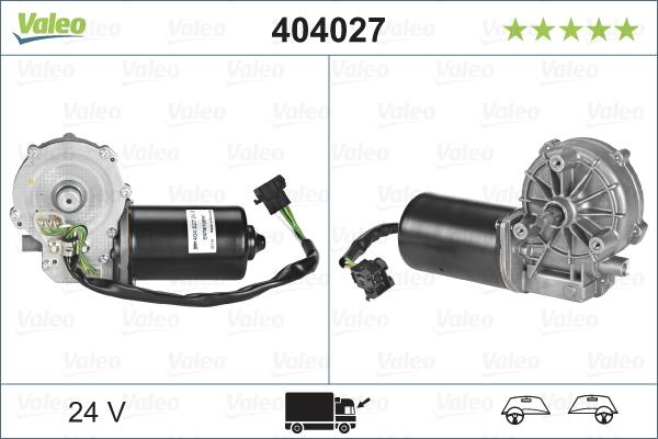 VALEO 404027 - Двигун склоочисника autocars.com.ua