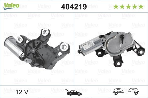 Valeo 404219 - Двигун склоочисника autocars.com.ua