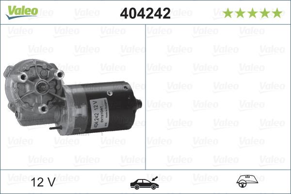 VALEO 404242 - Двигун склоочисника autocars.com.ua