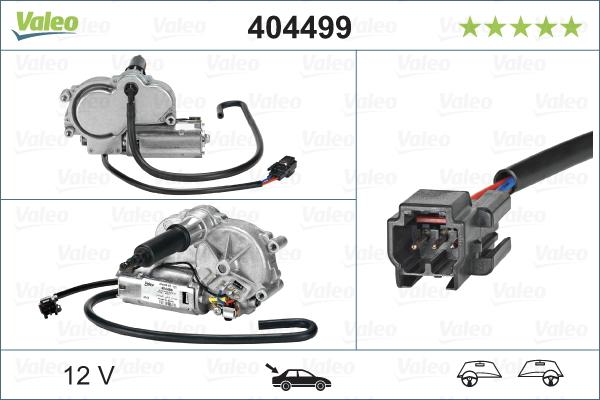 Valeo 404499 - Двигун склоочисника autocars.com.ua