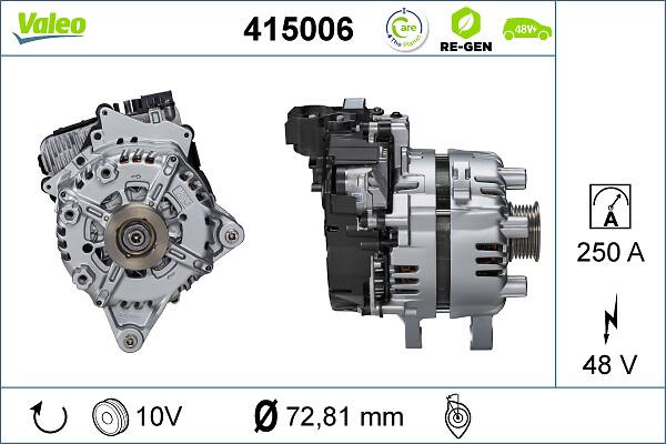 VALEO 415006 - Пусковий генератор autocars.com.ua