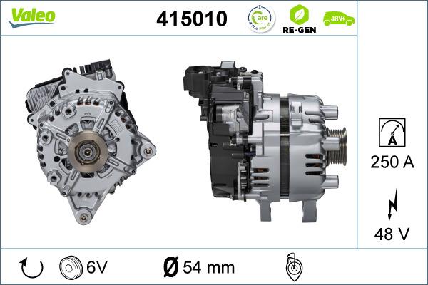 Valeo 415010 - Пусковий генератор autocars.com.ua