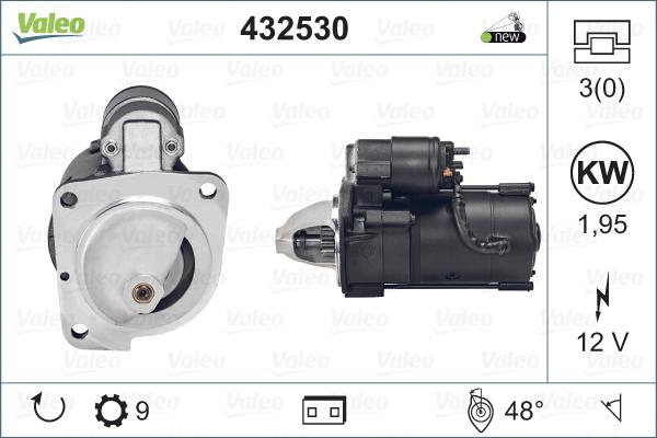 Valeo 432530 - Стартер avtokuzovplus.com.ua