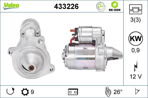 VALEO 433226 - Стартер autocars.com.ua