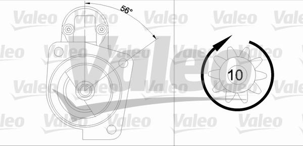 Valeo 433286 - Стартер autocars.com.ua