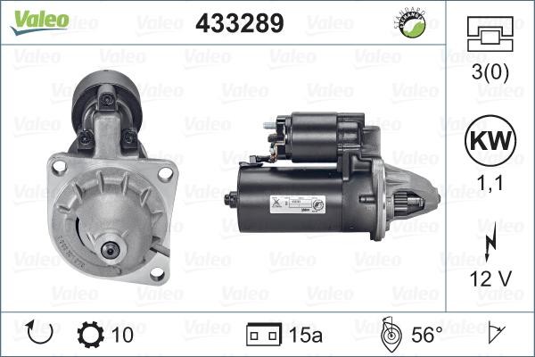 Valeo 433289 - Стартер avtokuzovplus.com.ua