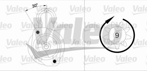 Valeo 433294 - Стартер avtokuzovplus.com.ua