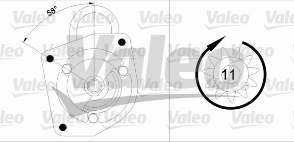 Valeo 433301 - Стартер avtokuzovplus.com.ua