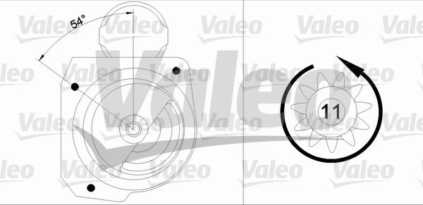 Valeo 433327 - Стартер autodnr.net