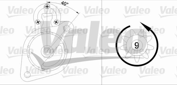 Valeo 433336 - Стартер autocars.com.ua