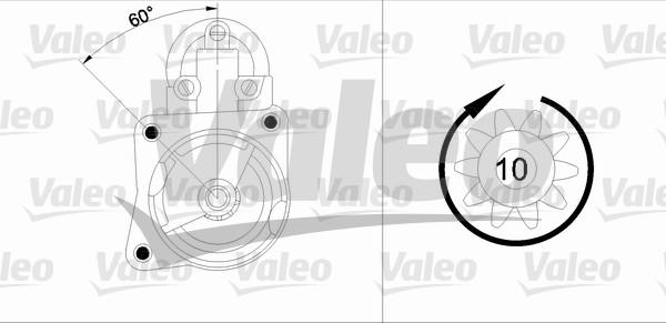 Valeo 433347 - Стартер autocars.com.ua