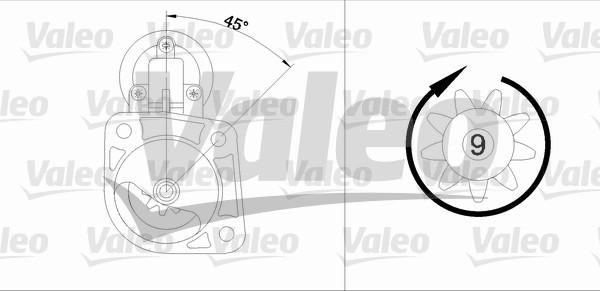 Valeo 433349 - Стартер avtokuzovplus.com.ua