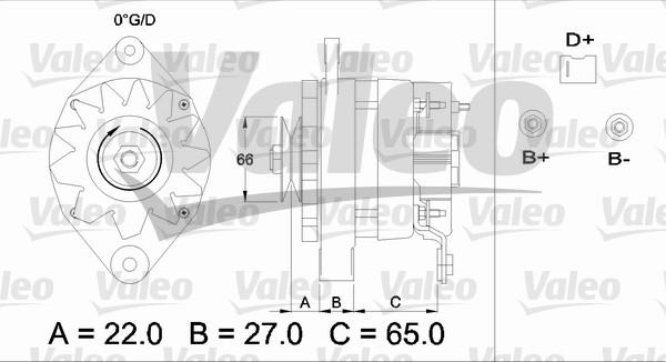 Valeo 433371 - Генератор avtokuzovplus.com.ua