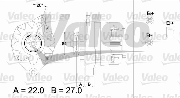 Valeo 433376 - Генератор avtokuzovplus.com.ua