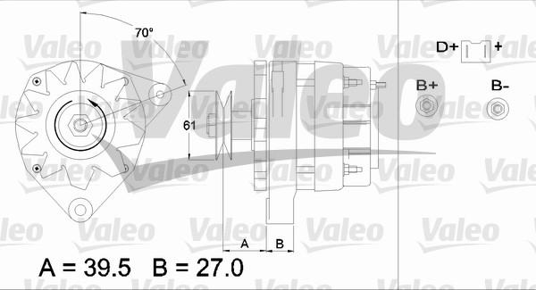 Valeo 433414 - Генератор autocars.com.ua