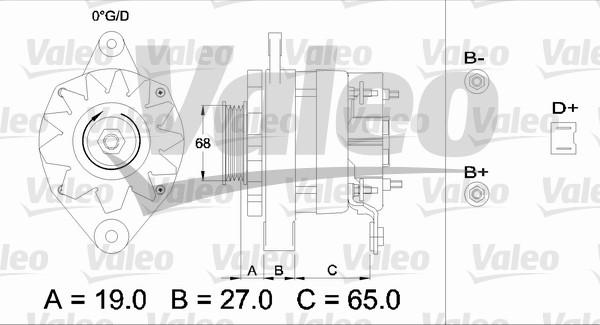 Valeo 433420 - Генератор autocars.com.ua