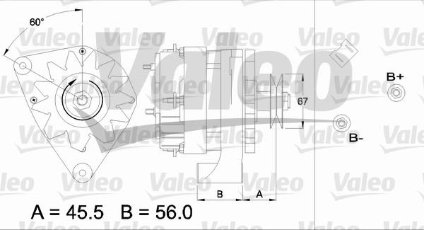 Valeo 433440 - Генератор autocars.com.ua