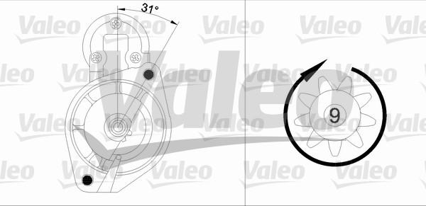 Valeo 436003 - Стартер autocars.com.ua