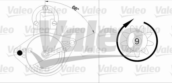 Valeo 436013 - Стартер autocars.com.ua