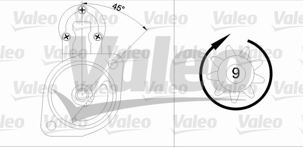 Valeo 436025 - Стартер avtokuzovplus.com.ua