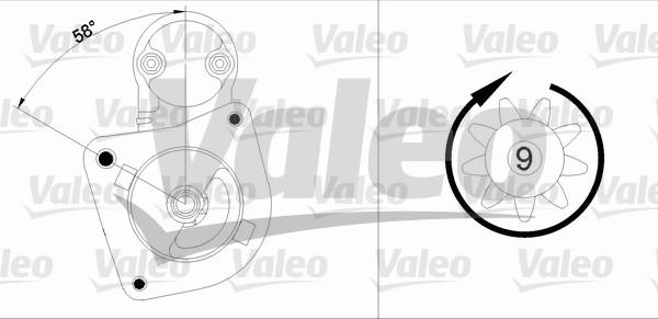 Valeo 436026 - Стартер autodnr.net