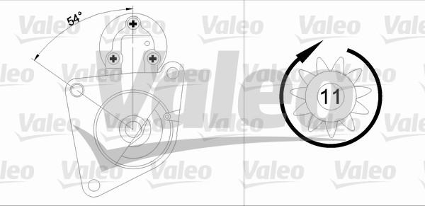 Valeo 436032 - Стартер autodnr.net