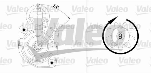 Valeo 436047 - Стартер autocars.com.ua