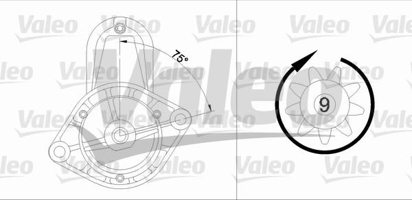 Valeo 436053 - Стартер avtokuzovplus.com.ua