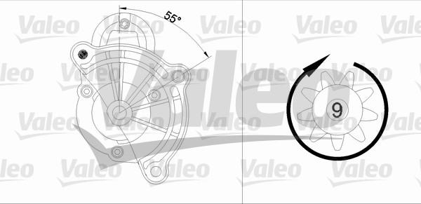 Valeo 436062 - Стартер avtokuzovplus.com.ua