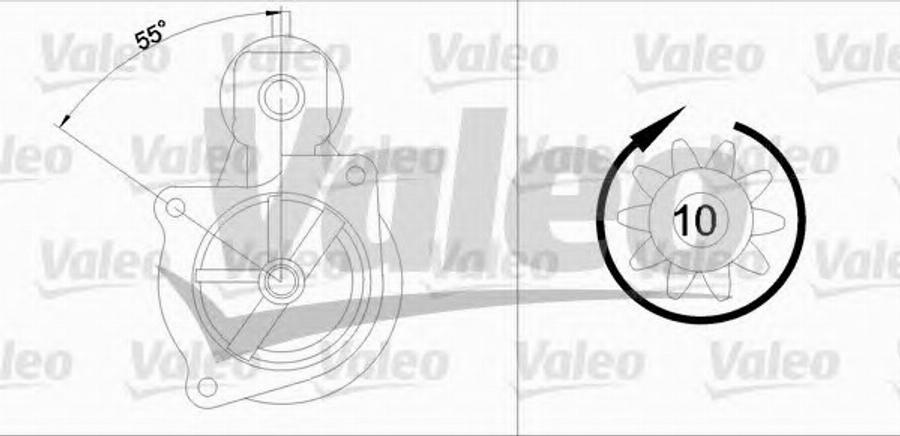 Valeo 436072 - Стартер autodnr.net