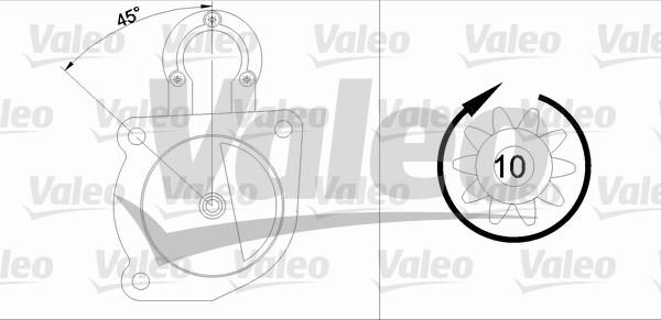 Valeo 436096 - Стартер avtokuzovplus.com.ua