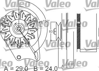 Valeo 436108 - Генератор avtokuzovplus.com.ua