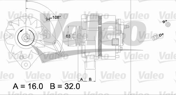 Valeo 436118 - Генератор autodnr.net