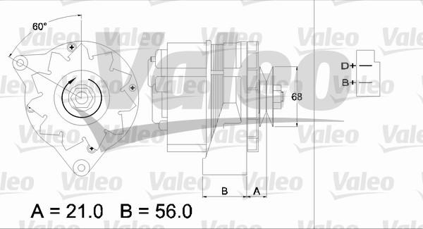 Valeo 436126 - Генератор avtokuzovplus.com.ua