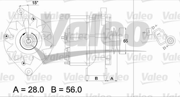 Valeo 436148 - Генератор autocars.com.ua