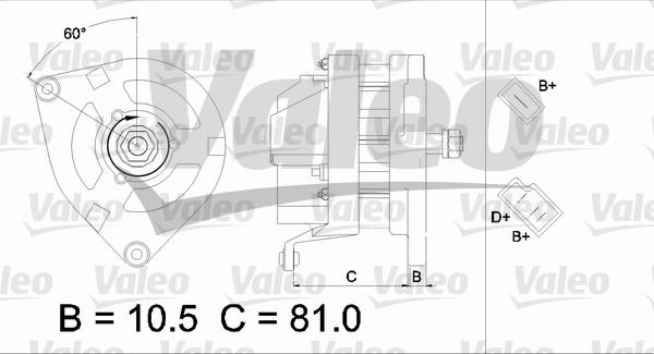 Valeo 436175 - Генератор avtokuzovplus.com.ua