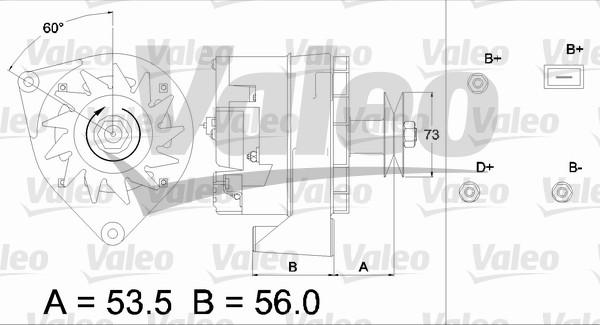 Valeo 436199 - Генератор avtokuzovplus.com.ua