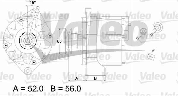 Valeo 436225 - Генератор avtokuzovplus.com.ua