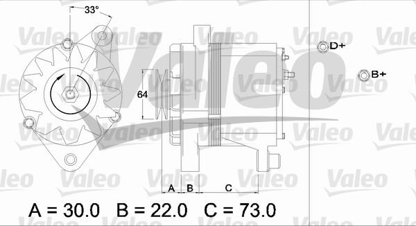 Valeo 436235 - Генератор autocars.com.ua