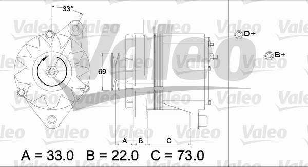 Valeo 436236 - Генератор avtokuzovplus.com.ua