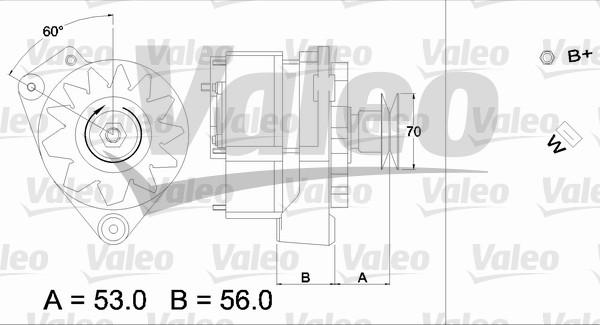 Valeo 436240 - Генератор autocars.com.ua