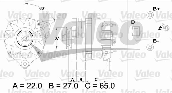 Valeo 436249 - Генератор avtokuzovplus.com.ua